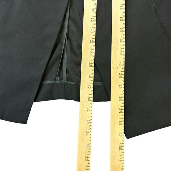 Aritiza Babaton Power Blazer Sz 4 Black Open Front Minimalist Career Chic - Picture 15 of 15